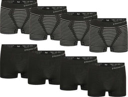 Pierre Cardin - Naadloze Boxershorts - 8-Pack - Zwart - Maat S (8 stuks)