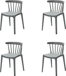 Windson Stapelstoel Groen - SET VAN 4