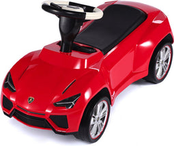 Lamborghini Urus loopauto met rubberen banden.
