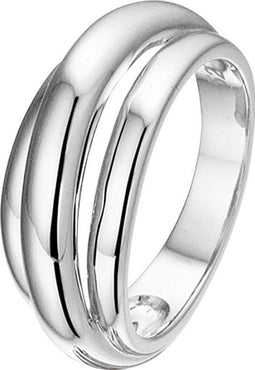 The Jewelry Collection Ring - Aanschuifring - 9mm breed - Zilver
