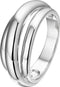 The Jewelry Collection Ring - Aanschuifring - 9mm breed - Zilver
