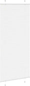 vidaXL - Plissé - rolgordijn - 85x200 - cm - stofbreedte - 84,4 - cm - polyester - wit