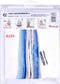 Thea Gouverneur - Borduurpakket met telpatroon - 482A - Voorgesorteerde DMC Garens - Delfts Blauwe Tegels - Aida - 61 cm x 31 cm - DIY Kit