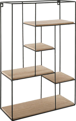 Beliani LAUREL - Wandkast - Lichte houtkleur - MDF