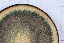 IRIS - Bord - Ø21,5cm - 6 stuks - Wildbruin