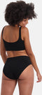 Bamboo Basics Belle - Naadloze Slip - 3-pack zwart - Ademend Hypoallergeen (3-pack)