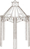 vidaXL - Tuinpaviljoen - 400x258x378 - cm - ijzer - antiekbruin