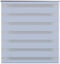 vidaXL - Duo - rolgordijn - 70x120 - cm - wit