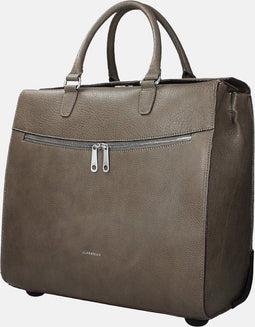 Gigi Fratelli Dames Leren Laptop Trolley 15 inch Romance Business ROM8012 Taupe