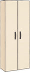vidaXL - Schoenenkast - 60x30x166 - cm - stof - crèmekleurig
