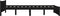vidaXL - Bedframe - massief - hout - zwart - 140x200 - cm