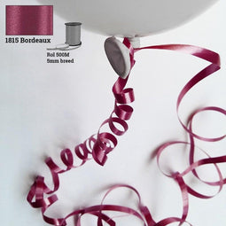 Krullint - 5 mm breed - 500 meter - bordeaux