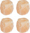vidaXL - Zoutstenen - Theelichthouders - 4 - stuks - 2,8 - kg - Roze