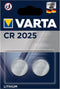 Varta CR2025 - Lithium knoopcel-batterij - 170mAh (2 stuks)