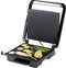 DOMO DO9245G - Panini Contact Grill - Zwevend deksel Cool touch - Zwart