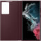 Samsung Smart Clear View Hoesje - Samsung Galaxy S22 Ultra - Burgundy