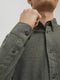 JACK&JONES JJPIQUE MELANGE LOGO SHIRT L/S - Casual overhemd - Slim fit - M