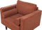NURMO - Fauteuil - Goudbruin - Polyester