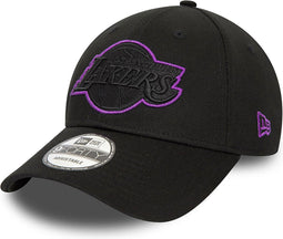 New Era - LA Lakers Metallic Outline Black 9FORTY Adjustable Cap