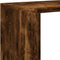 vidaXL - Kamerscherm - / - boekenkast - 123x29x123 - cm - hout - gerookt - eiken