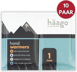 Häago - Handwarmers - 10 Paar - Tot 10 Uur Warmte