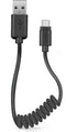 SBS TECABLETYPCSK - USB-C Laadkabel - 50 cm - Zwart