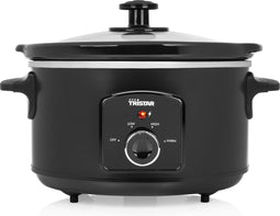 Tristar VS-3915 - Slowcooker 180W - 3,5 Liter - Warmhoudfunctie - Zwart