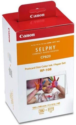 Canon Selphy RP-108 - Inktcartridge en papier - 108 vel 10x15 cm (108 vel)