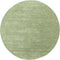Vloerkleed MOMO Rugs Panorama Uni Rond Green Vloerkleed - 250 rond - Rond - Laagpolig,Rond Tapijt - Modern - Groen