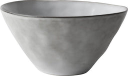 Dutch Rose Organic Kommen - Ø14 cm - Stoneware Handgemaakt - Licht Grijs