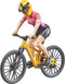 bworld Mountainbike mit Radfahrerin