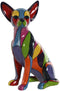 Decoratieve figuren Home ESPRIT Multicolour Hond 17 x 11 x 25 cm