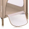 Lionelo Jasmin Easy Fold Reisbedje - Opvouwbaar in seconden - 2 Hoogtes Matras T25 - Inclusief Reistas - Beige
