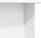 vidaXL - Eettafel - Wit - 110x60x75 - cm - Bewerkt - Hout