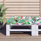 vidaXL - Palletkussen - 80x80x12 - cm - stof - meerkleurig