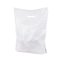 Klika - Draagtas DKT wit 45x50 - 2x4 cm 500 stuks - 2 stuks