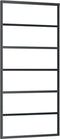 vidaXL - Schuifdeur - 90x205 - cm - ESG-glas - en - aluminium - zwart