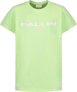 Ballin Amsterdam Maat 176 - Jongens Slim Fit Original T-shirt - Groen