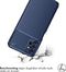 iMoshion Hoesje Geschikt voor Samsung Galaxy A13 (4G) Hoesje Siliconen - iMoshion Carbon Softcase Backcover - Blauw