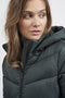 Vila Viadaya - Halflange jas - Afritsbare capuchon - Darkest Spruce Dames Maat 44