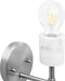 ARMERIA - Wandlamp set van 2 - Zilver - Metaal