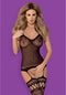 Obsessive Bodystocking - Erotische Body - One Size - Zwart