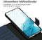 Accezz Galaxy S22 - Premium Leather 2 in 1 Wallet Bookcase - Uitneembare backcover - Donkerblauw