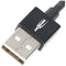 Ansmann USB-A naar Micro-USB - Data- en oplaadkabel - 200 cm - Zwart