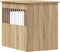 vidaXL - Hondenbench - 55 - x - 80 - x - 68 - cm - bewerkt - hout - sonoma - eikenkleurig