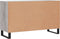 vidaXL - Dressoir - 100x36x60 - cm - bewerkt - hout - grijs - sonoma - eikenkleurig