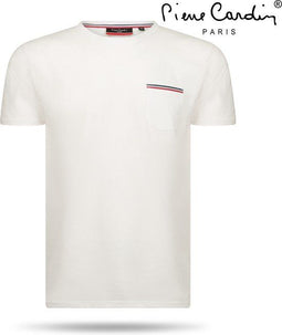 Pierre Cardin - Heren T-Shirt - Ronde Hals - Wit