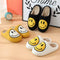 Budino® Smiley Pantoffels - Sloffen - Comfortabel en warm - Wit Roze - Maat 41/42