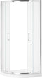 Beliani JUKATAN - Douchecabine - Transparant - Veiligheidsglas