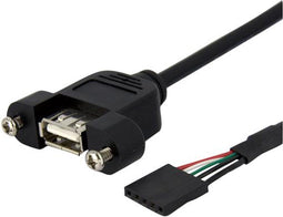 StarTech.com USBPNLAFHD3 - USB A naar moederbord-headerkabel F/F - 91 cm